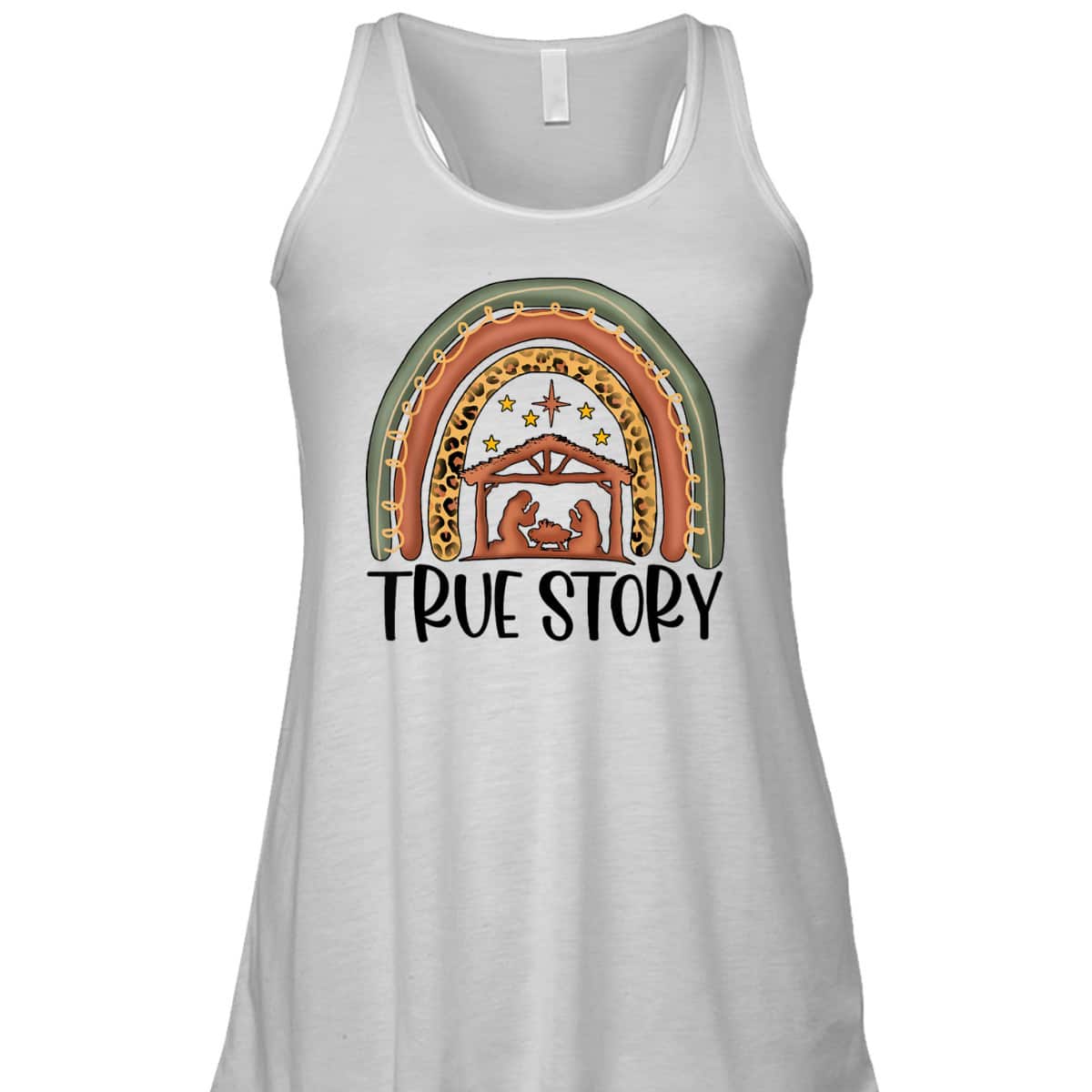 True Story Christmas Manger Nativity Scene Buffalo Plaid Christian T-Shirt True Story Christmas Manger Nativity Scene Buffalo Plaid Christian T-Shirt