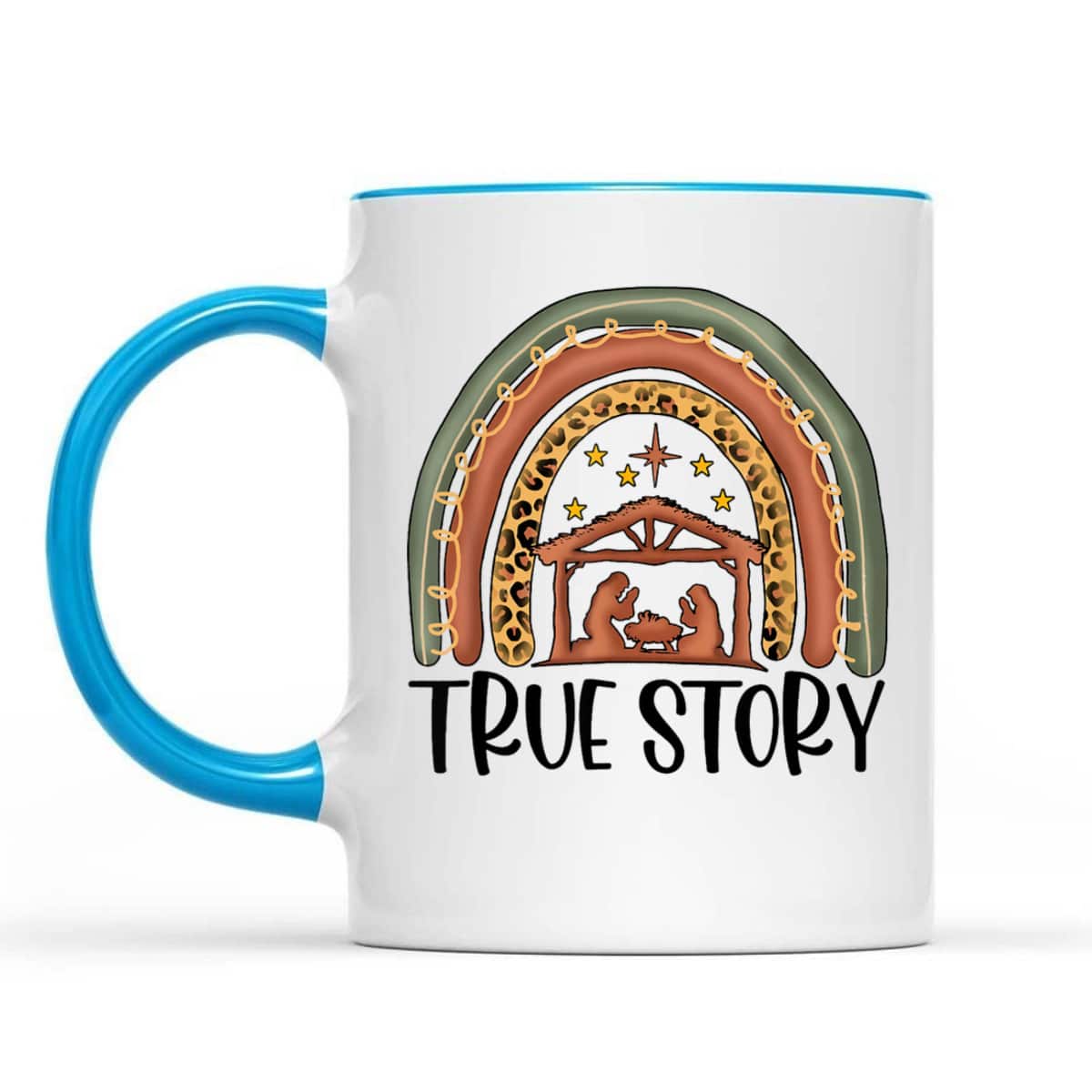 True Story Christmas Manger Nativity Scene Buffalo Plaid Christian T-Shirt True Story Christmas Manger Nativity Scene Buffalo Plaid Christian T-Shirt