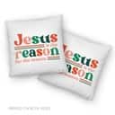 Christian Christmas Pillow Jesus Is The Reason For The Season Xmas Christian Christmas Pillow Jesus Is The Reason For The Season Xmas