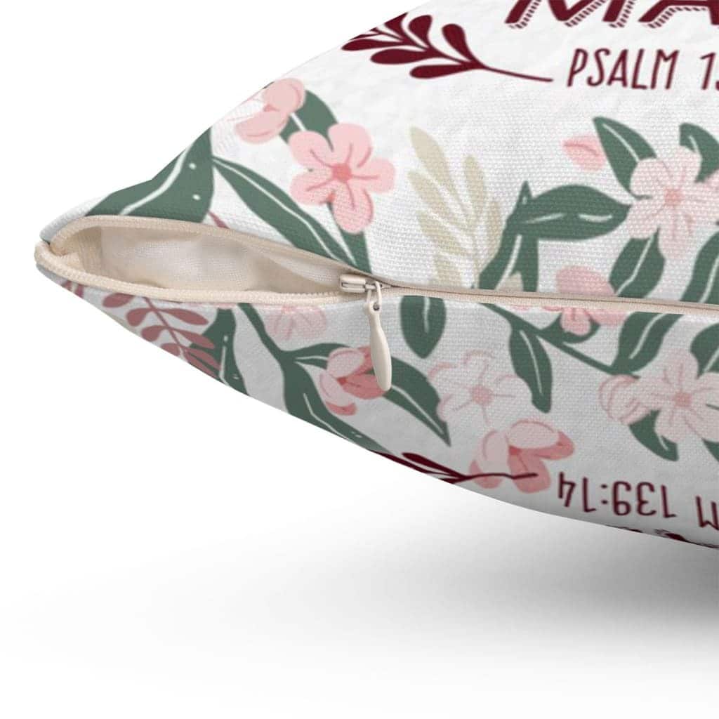 A Child Of God Fearfully And Wonderfully Made Christian Pillow A Child Of God Fearfully And Wonderfully Made Christian Pillow