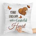 Bible Verse Scripture God Start Each Day With A Grateful Heart Meaningful Pillow Bible Verse Scripture God Start Each Day With A Grateful Heart Meaningful Pillow