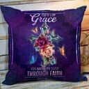 Bible Verse Scripture God You Have Been Saved Through Faith Stunning Floral Cross Pillow Bible Verse Scripture God You Have Been Saved Through Faith Stunning Floral Cross Pillow