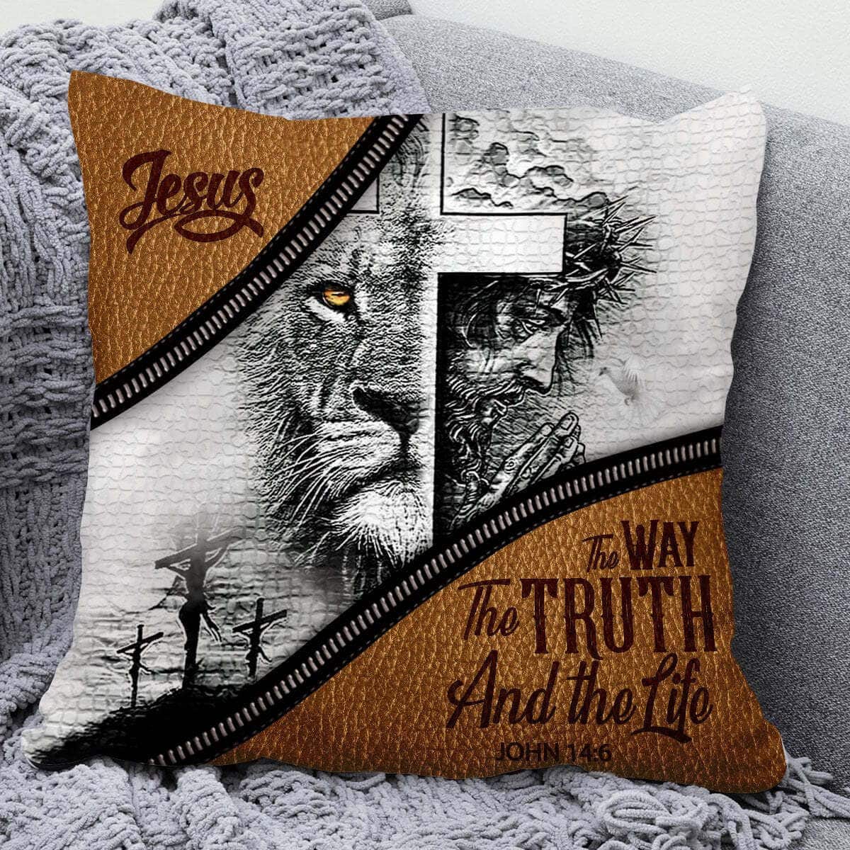 Bible Verse Scripture God Unique The Way The Truth And The Life Pillow Bible Verse Scripture God Unique The Way The Truth And The Life Pillow