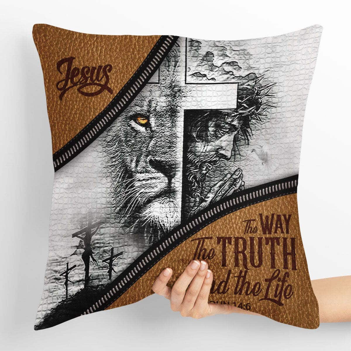 Bible Verse Scripture God Unique The Way The Truth And The Life Pillow Bible Verse Scripture God Unique The Way The Truth And The Life Pillow