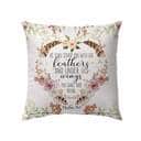 He Shall Cover You With His Feathers Psalm 914 Bible Verse Pillow He Shall Cover You With His Feathers Psalm 914 Bible Verse Pillow