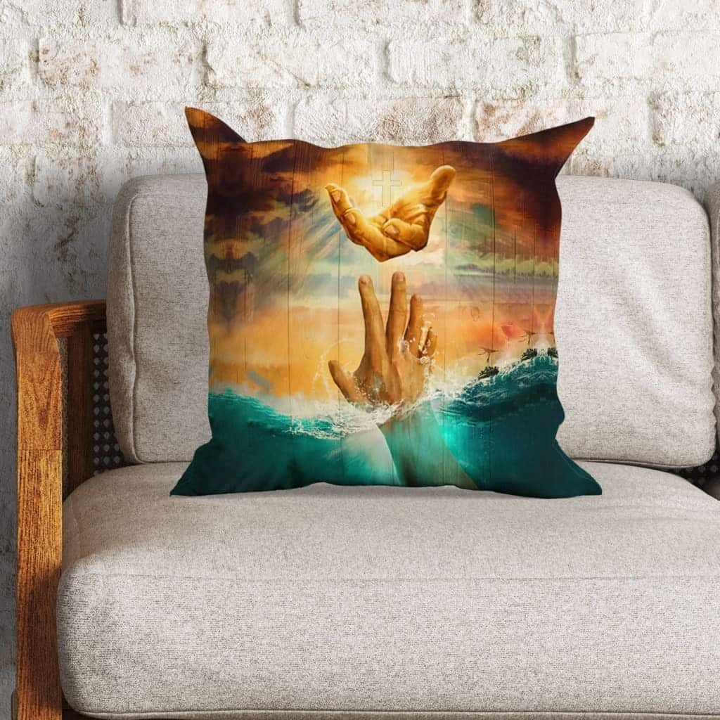 God Will Save You Christian Pillow