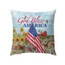 God Bless America Christian Pillow God Bless America Christian Pillow