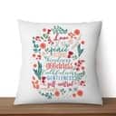 Fruit Of The Spirit Bible Verse Pillow