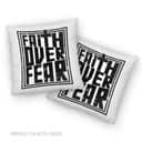 Faith Over Fear Bible Verse Christian Faith Pillow Faith Over Fear Bible Verse Christian Faith Pillow