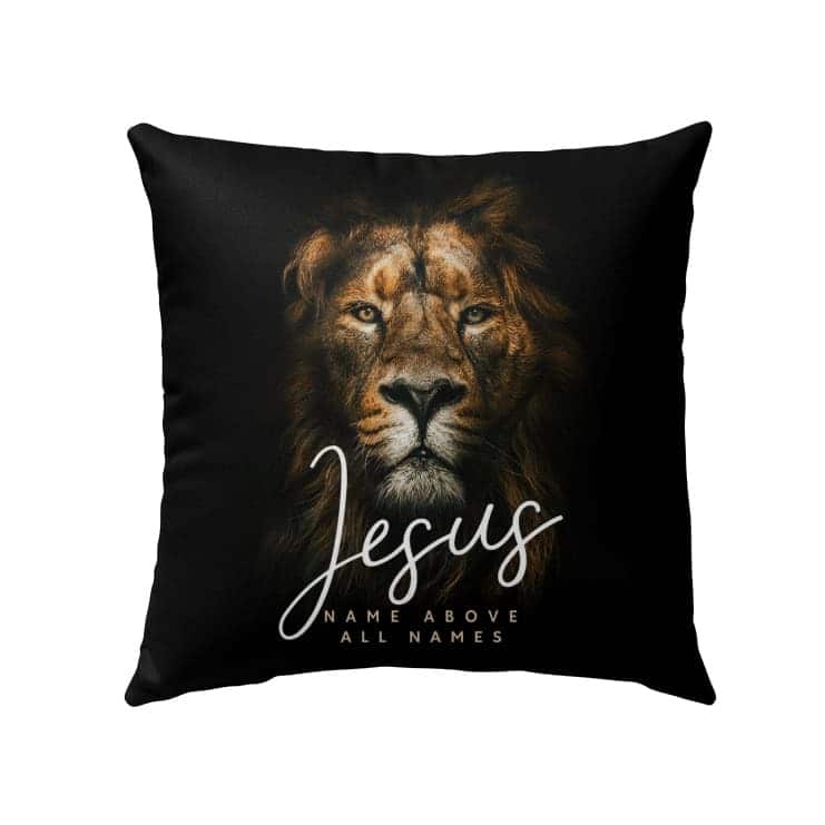 Jesus Name Above All Names Christian Pillow Jesus Name Above All Names Christian Pillow