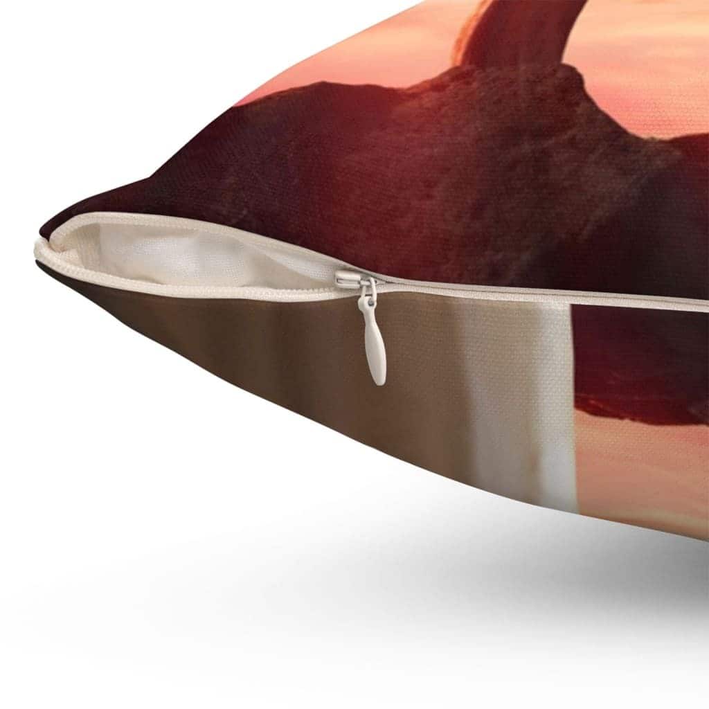 Jesus Outstretched Hands Saves Christian Cross Pillow Jesus Outstretched Hands Saves Christian Cross Pillow