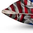 Jesus Lion American Flag Of Faith Christian Pillow