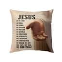 Jesus Is My Everything Christian Religious Pillow