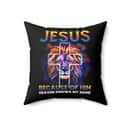 Jesus Because Of Him Heaven Knows My Name Jesuss Pillow Jesus Because Of Him Heaven Knows My Name Jesuss Pillow