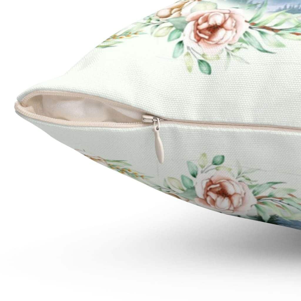 It Is Well With My Soul Floral Christian Pillow