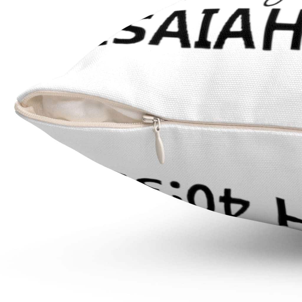 Isaiah 4031 She Will Run And Not Grow Weary Bible Verse Pillow