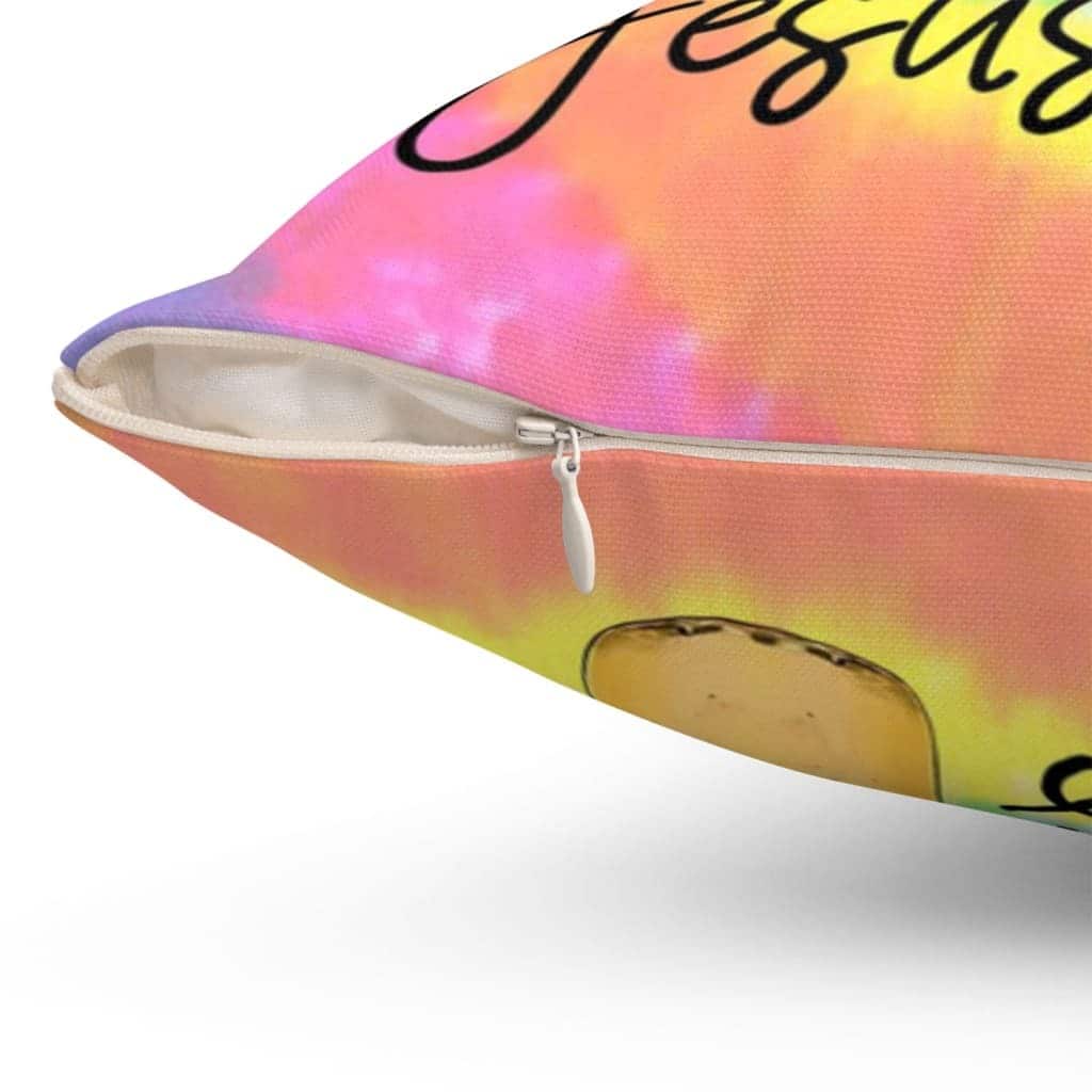 Christian In The Morning When I Rise Give Me Jesus Sunflower Pillow