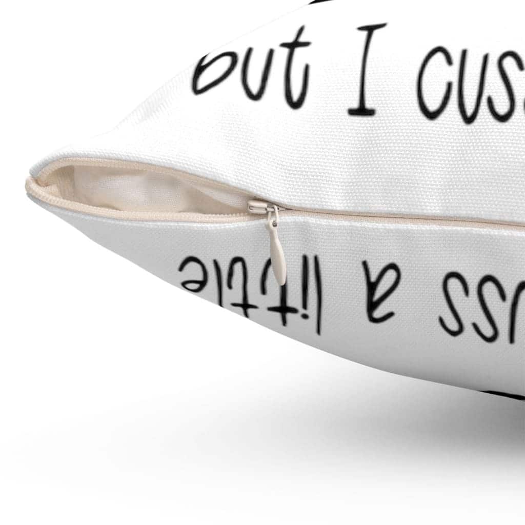 I Love Jesus But I Cuss A Little Christian Pillow I Love Jesus But I Cuss A Little Christian Pillow