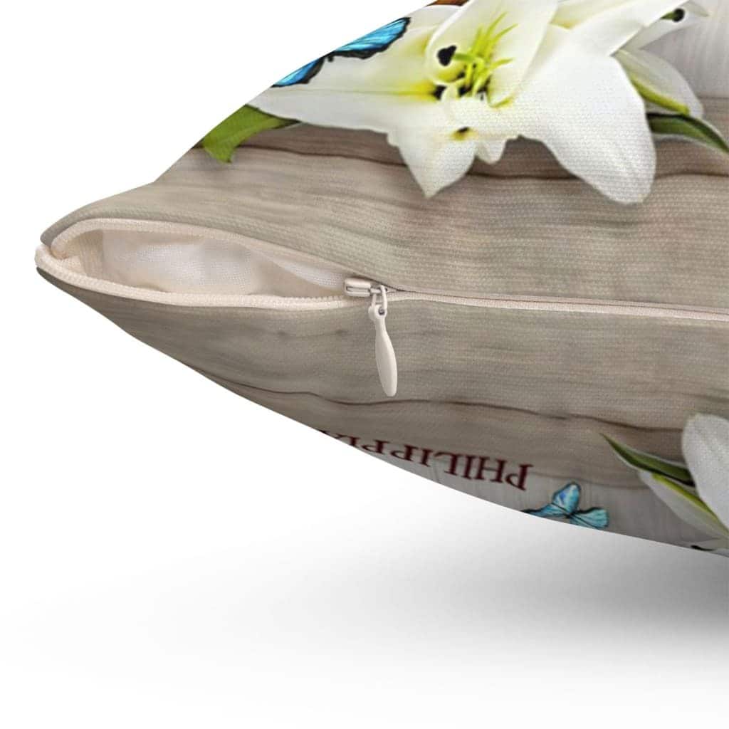 Philippians 413 Nkjv Bible Verse Pillow Philippians 413 Nkjv Bible Verse Pillow