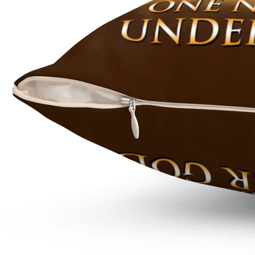 US Flag One Nation Under God Christian Pillow