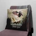 One Nation Under God American Flag Christians Pillow