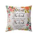 Numbers 624-26 The Lord Bless You And Keep You Bible Verse Pillow