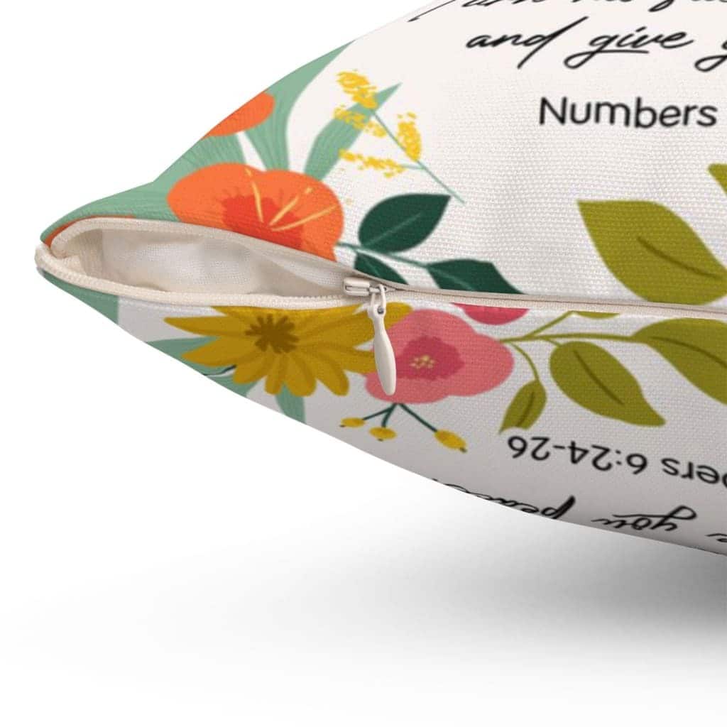 Numbers 624-26 The Lord Bless You And Keep You Bible Verse Pillow Numbers 624-26 The Lord Bless You And Keep You Bible Verse Pillow