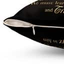 Never Give Up Hope God Moves At His Own Speed Christian Pillow