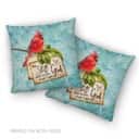Psalm 4610 Be Still And Know That I Am God Cardinal Christmas Pillow Psalm 4610 Be Still And Know That I Am God Cardinal Christmas Pillow
