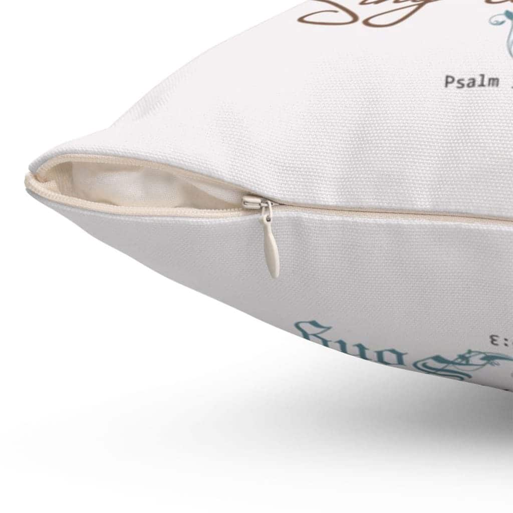 Psalm 333 Sing To Him A New Song Bible Verse Pillow