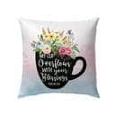 Psalm 235 My Cup Overflows With Your Blessings Christian Pillow Psalm 235 My Cup Overflows With Your Blessings Christian Pillow