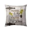 Prayer Is The Key To Heaven Christian Cross Pillow Prayer Is The Key To Heaven Christian Cross Pillow