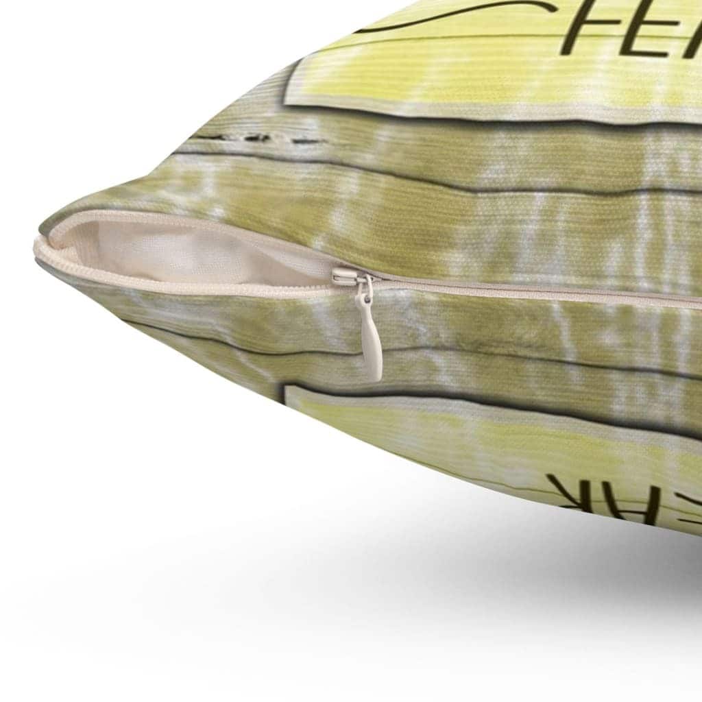 Let Your Faith Be Bigger Than Your Fear Christian Believers Pillow