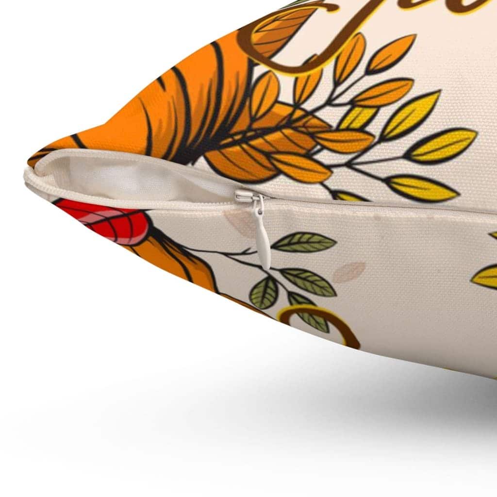 Let Our Lives Be Full Of Both Thanks And Giving Christian Pillow Let Our Lives Be Full Of Both Thanks And Giving Christian Pillow