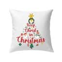 Keep Christ In Christmas Tree Xmas Faith Pillow