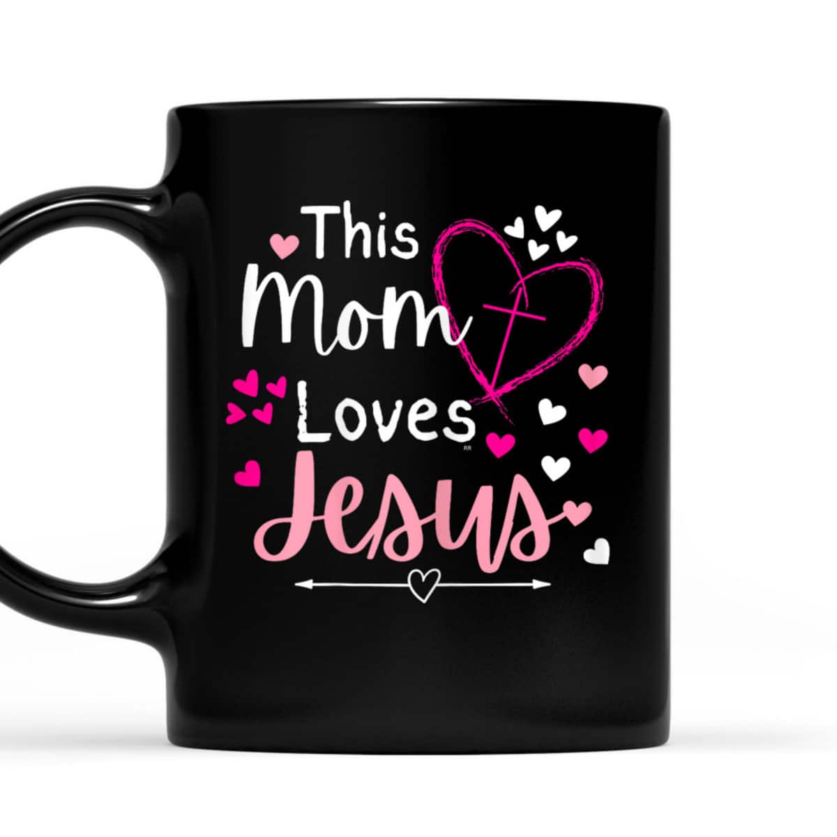 This Mom Loves Jesus Mother's Day Christian Gift T-Shirt This Mom Loves Jesus Mother's Day Christian Gift T-Shirt