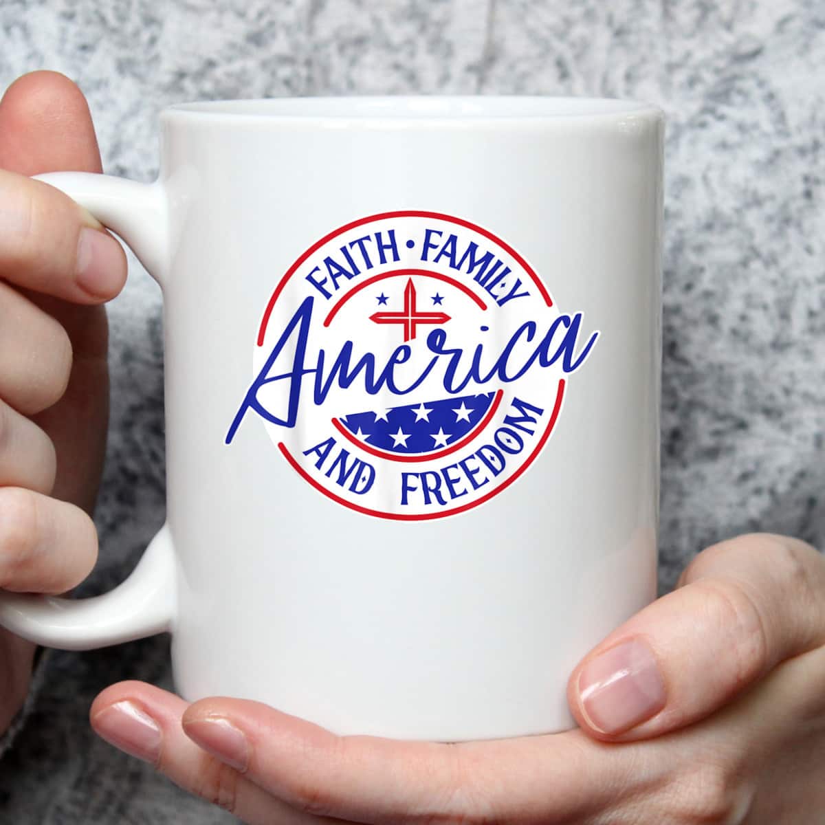 America Faith Family Freedom 4th Of July Patriotic Christian T-Shirt America Faith Family Freedom 4th Of July Patriotic Christian T-Shirt