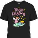 Baby Jesus With Angel Merry Christmas Nativity T-Shirt Baby Jesus With Angel Merry Christmas Nativity T-Shirt