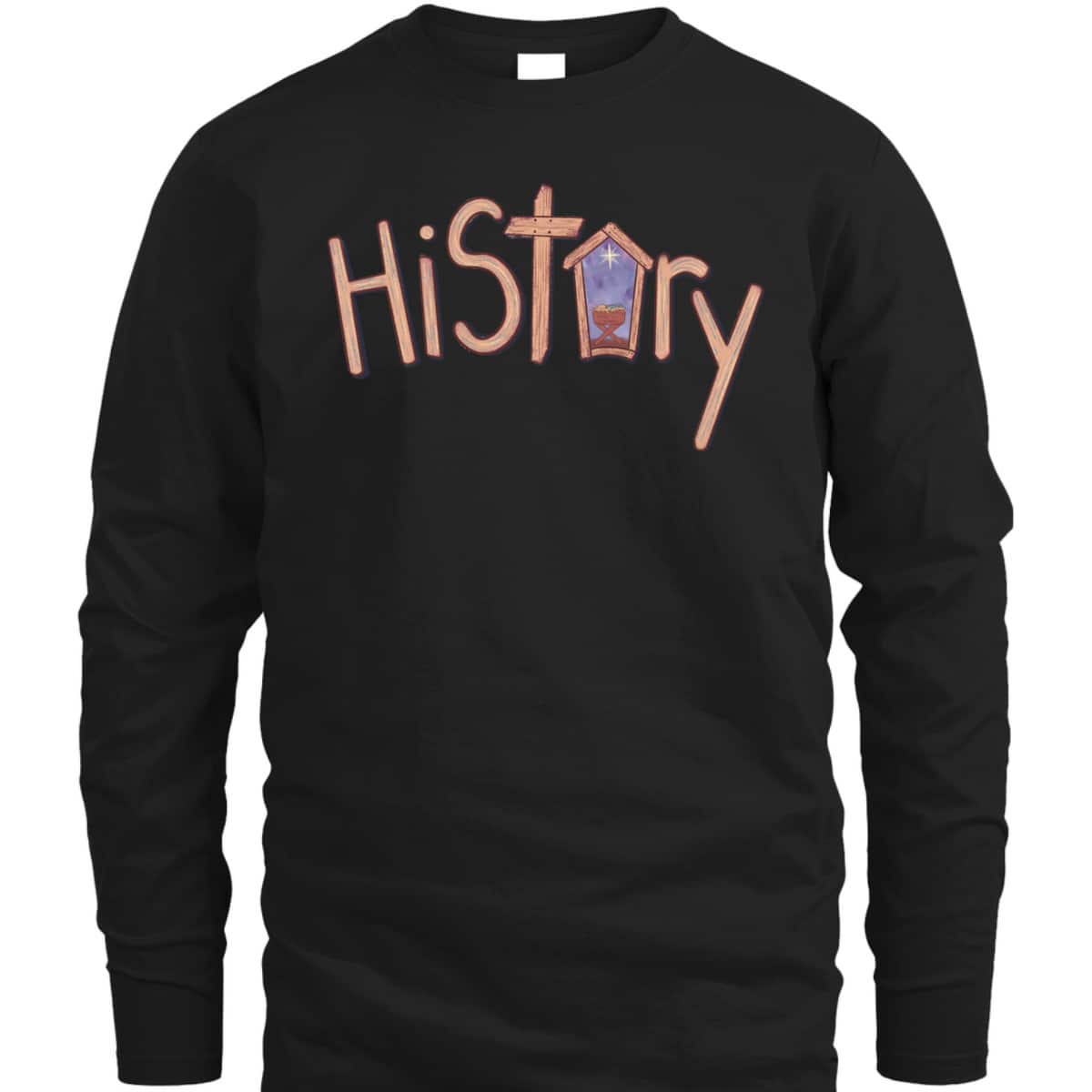 His Story Christmas Nativity Christian T-Shirt His Story Christmas Nativity Christian T-Shirt