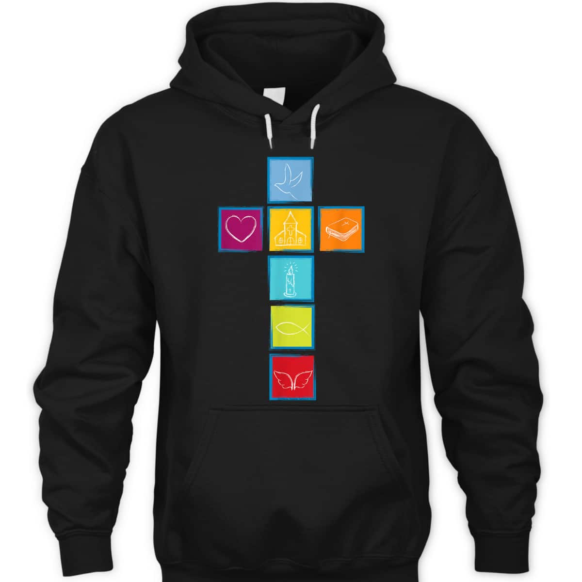 Christian Cross Symbols Of Faith Christmas Easter Christian T-Shirt Christian Cross Symbols Of Faith Christmas Easter Christian T-Shirt