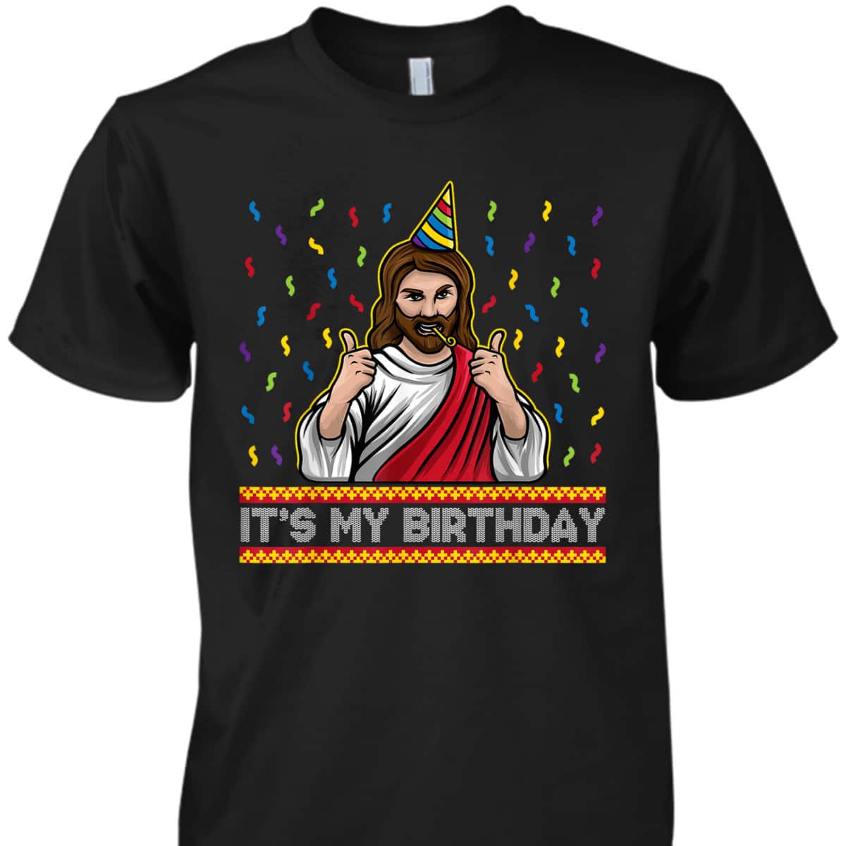 It's My Birthday Jesus Graphic Christmas Birthday Boy T-Shirt It's My Birthday Jesus Graphic Christmas Birthday Boy T-Shirt