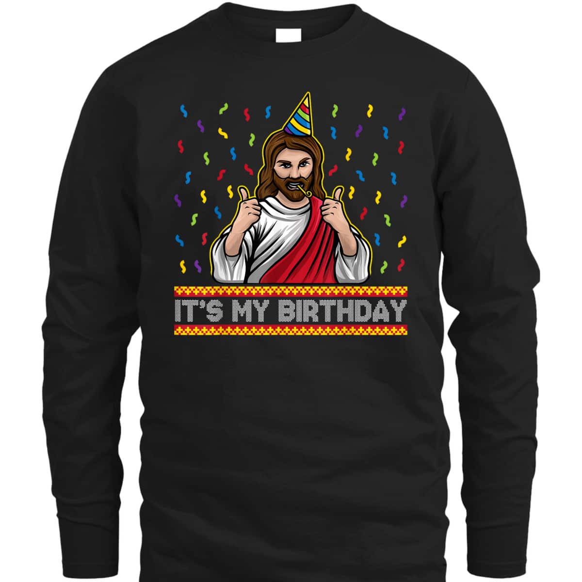 It's My Birthday Jesus Graphic Christmas Birthday Boy T-Shirt It's My Birthday Jesus Graphic Christmas Birthday Boy T-Shirt