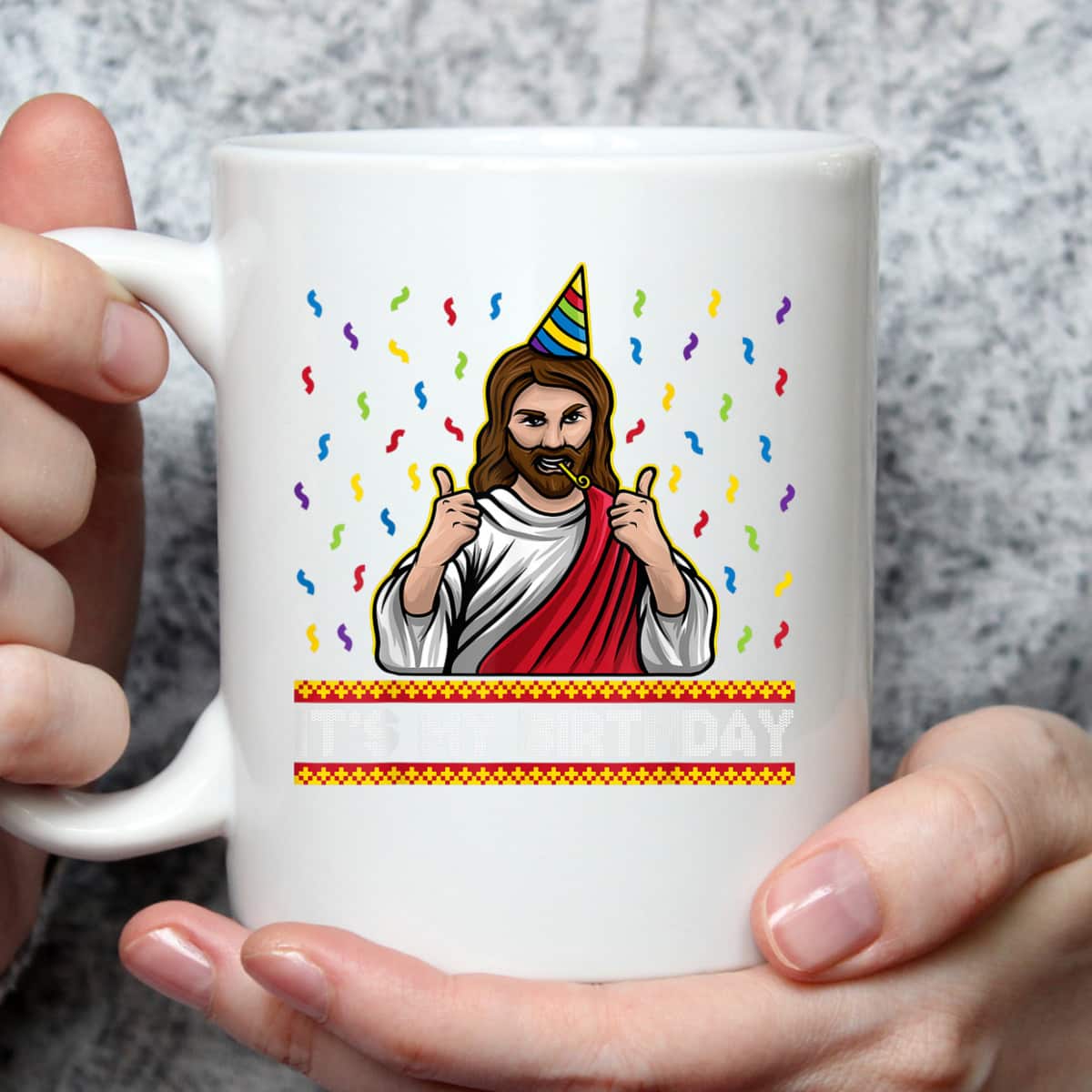 It's My Birthday Jesus Graphic Christmas Birthday Boy T-Shirt It's My Birthday Jesus Graphic Christmas Birthday Boy T-Shirt