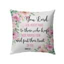 You Lord Give Perfect Peace Isaiah 263 Bible Verse Pillow You Lord Give Perfect Peace Isaiah 263 Bible Verse Pillow