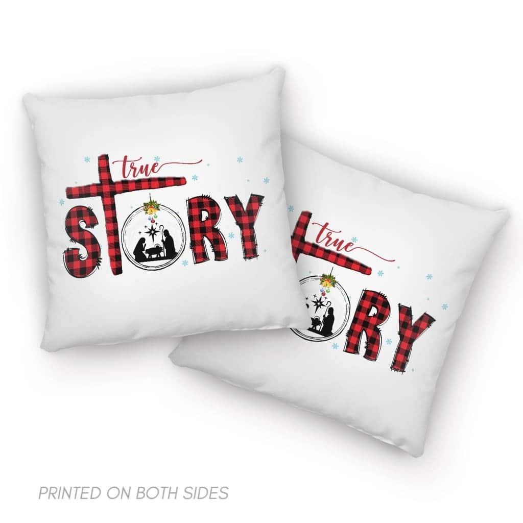 True Story Christmas Pillow
