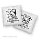 Those Who Walk With God Always Reach Their Destination Christian Pillow Those Who Walk With God Always Reach Their Destination Christian Pillow