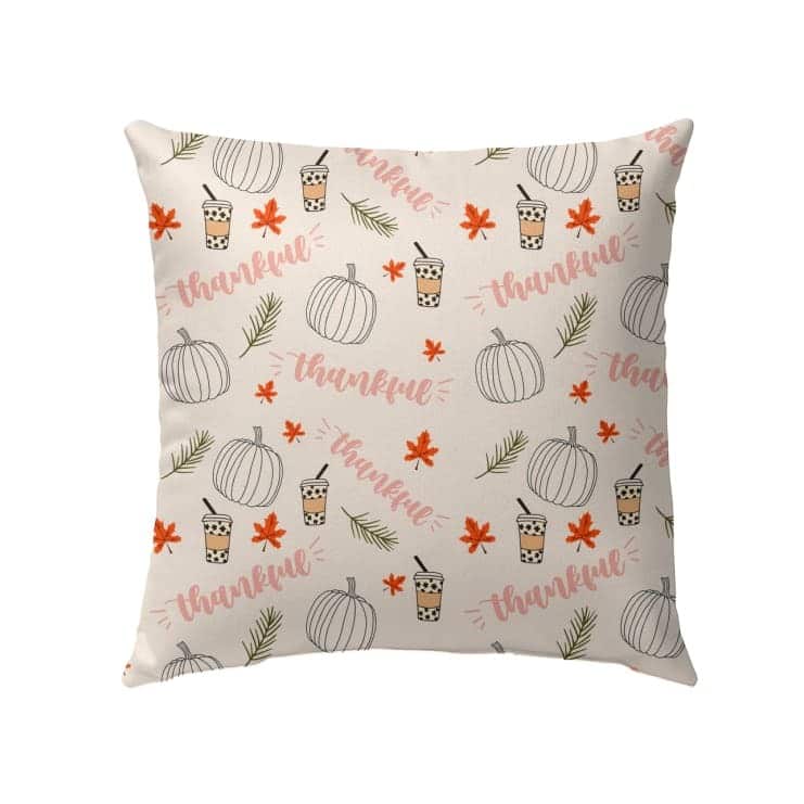 Thankful Christian Thanksgiving Gifts Pillow Thankful Christian Thanksgiving Gifts Pillow