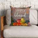 Simply Blessed Christian Religious Faith Pillow Simply Blessed Christian Religious Faith Pillow
