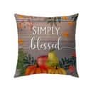 Simply Blessed Christian Religious Faith Pillow Simply Blessed Christian Religious Faith Pillow