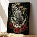 Bible Verse Jesus Christ Only God Can Judge Me Canvas Print